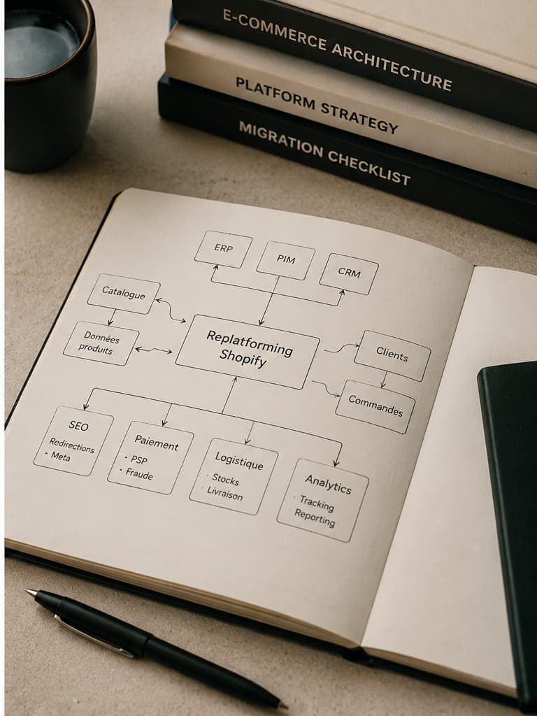 Migration e-commerce - données, SEO, flux et connecteurs métier